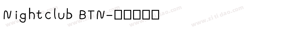 Nightclub BTN字体转换